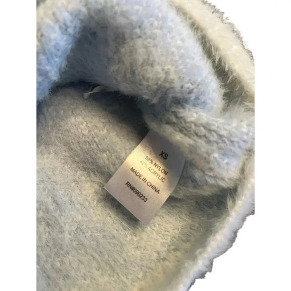 KENDALL & KYLIE PACSUN fuzzy crop top sweater XS - Picture 4 of 4